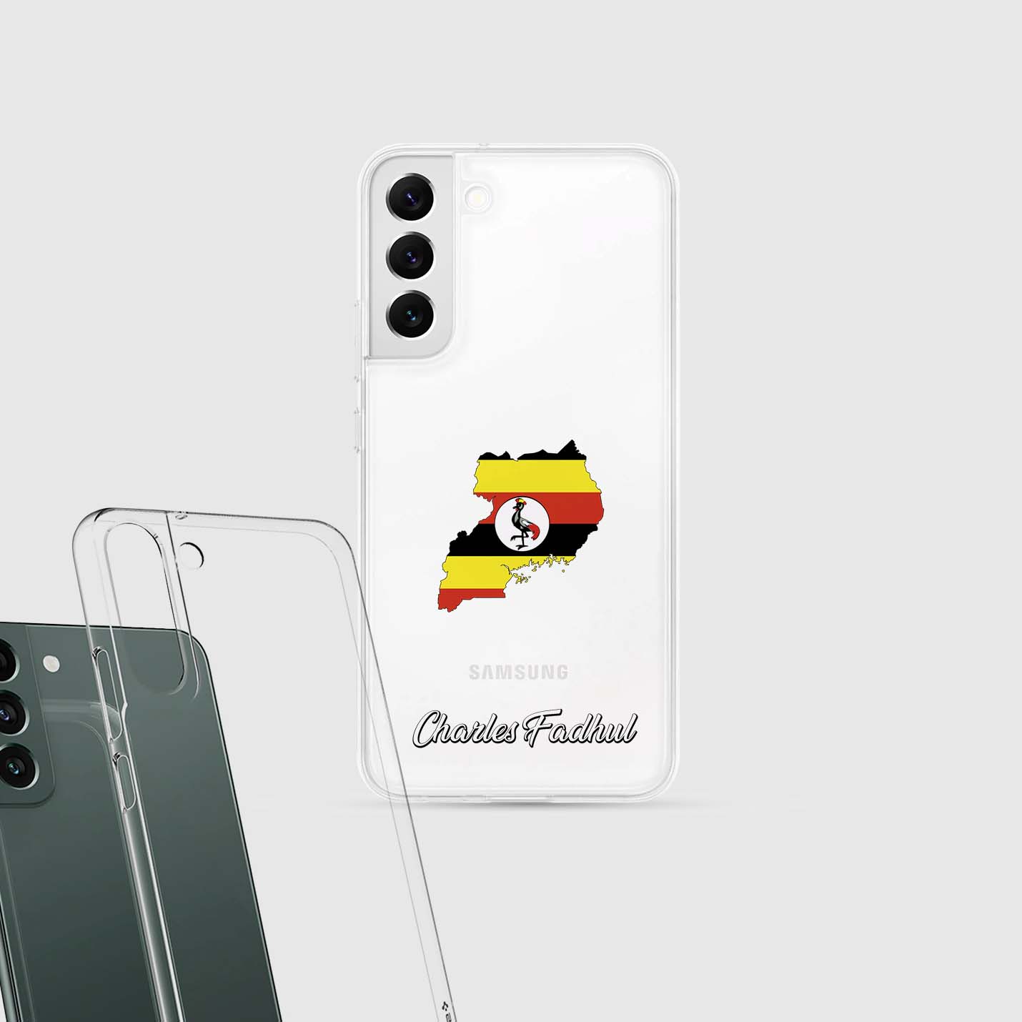 Handyhüllen mit Flagge - Uganda