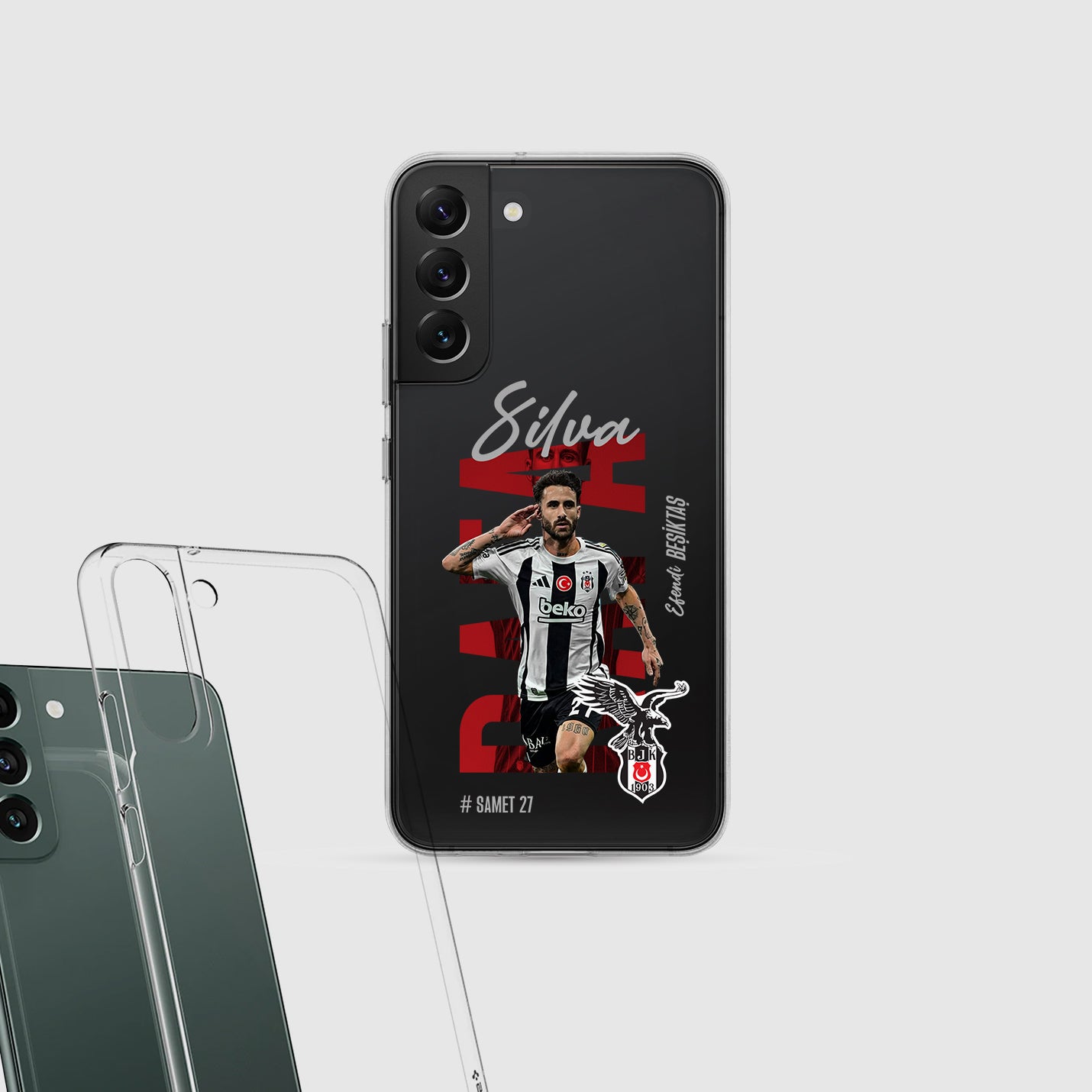 Besiktas Hülle mit Wunschname Sergen (Kopya) - 1instaphone