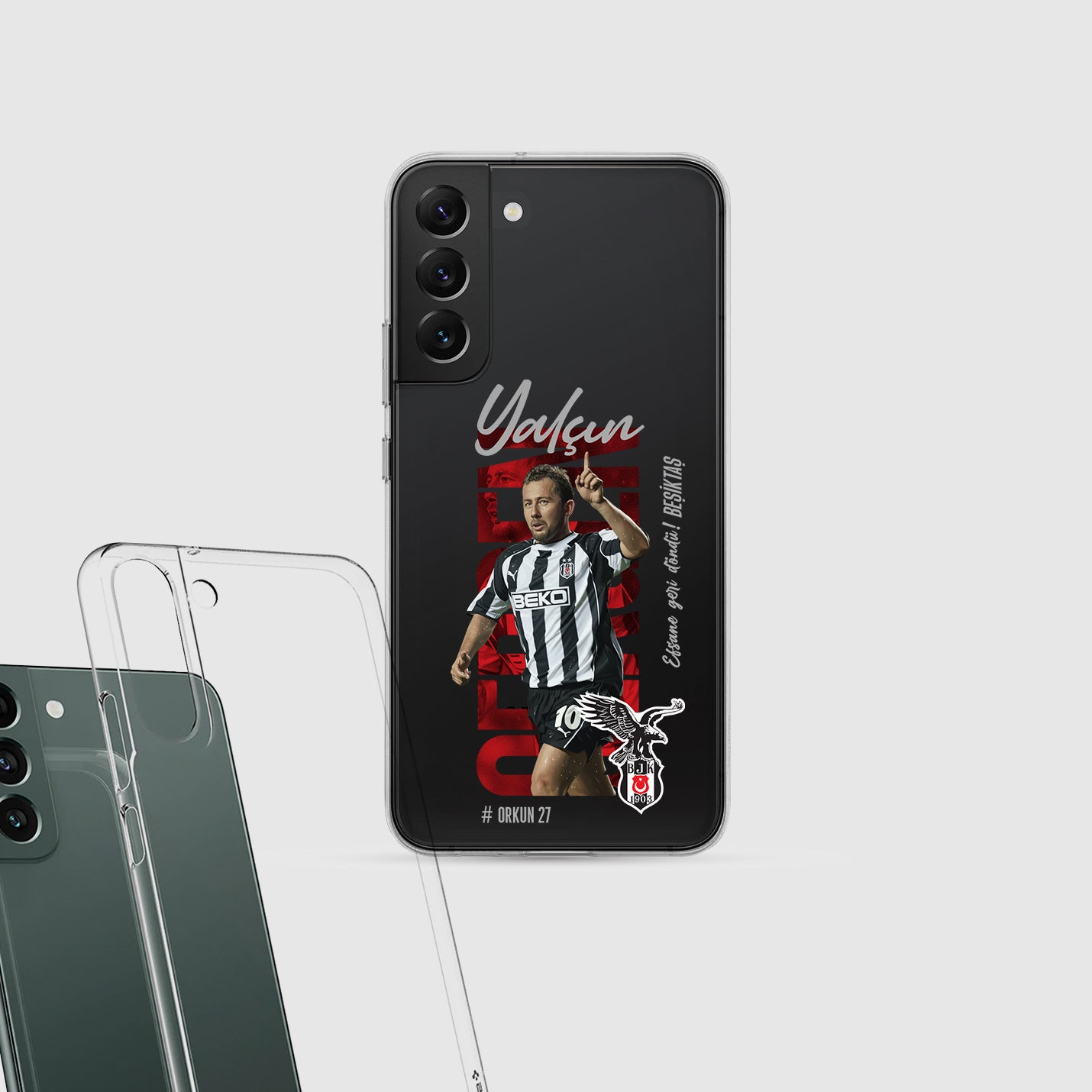 Besiktas Hülle mit Wunschname Sergen - 1instaphone