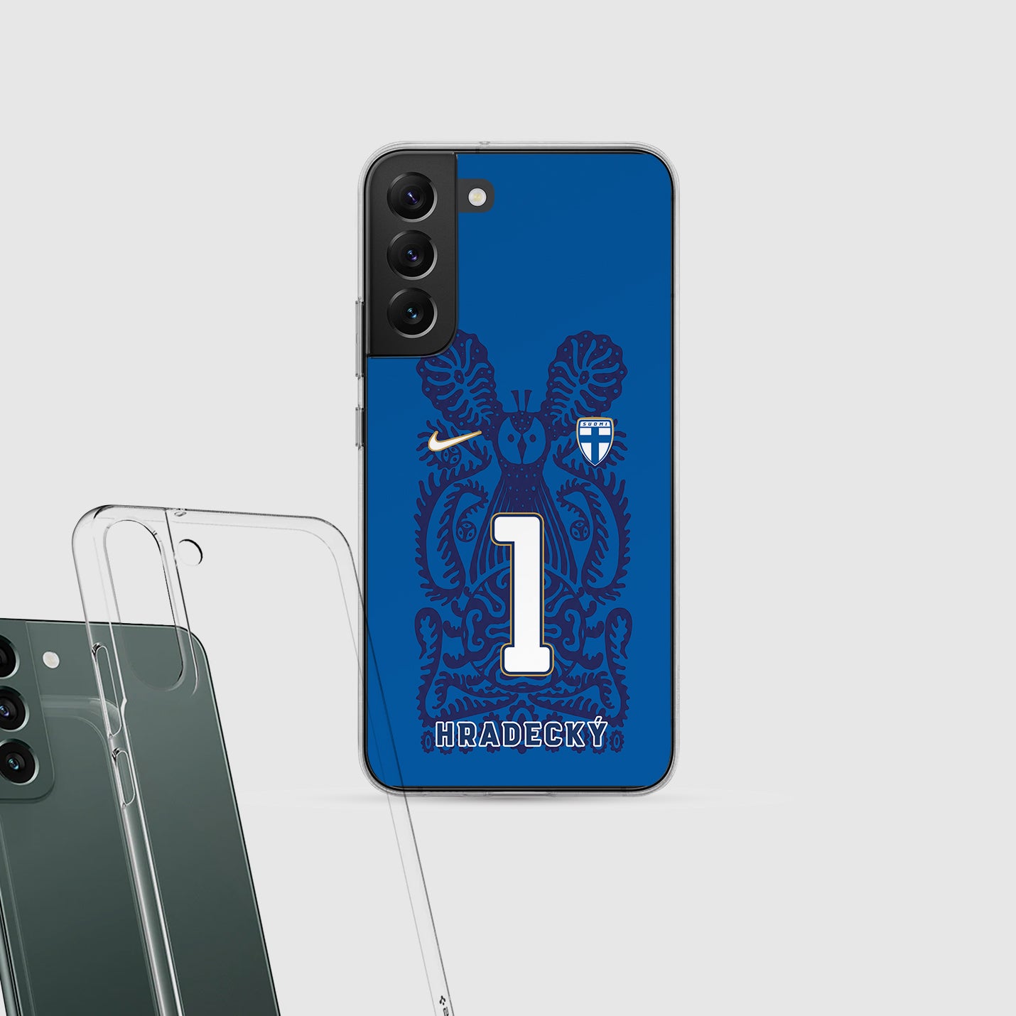 Finland  WM 2026 Handyhülle – Name & Nummer - 1instaphone