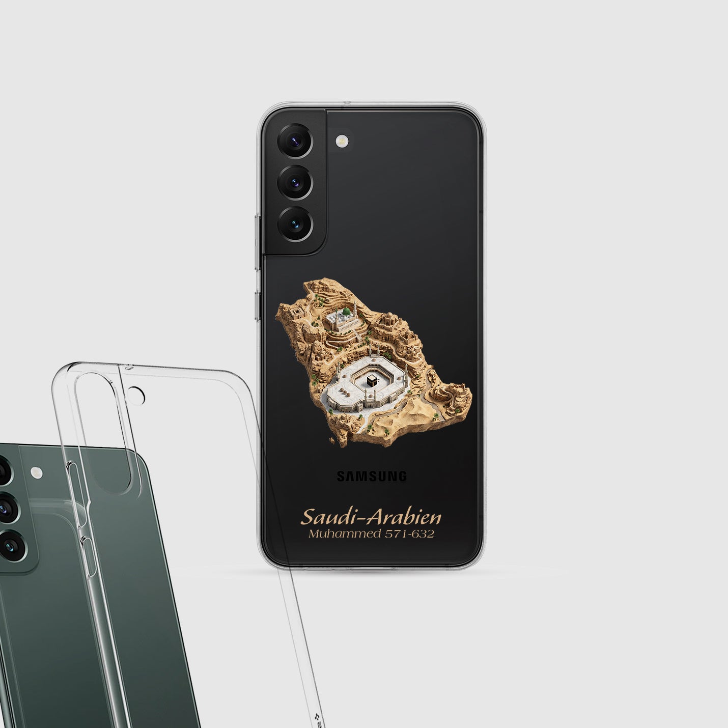 Saudi-Arabien Karte – Islamisches Kunst Design - 1instaphone