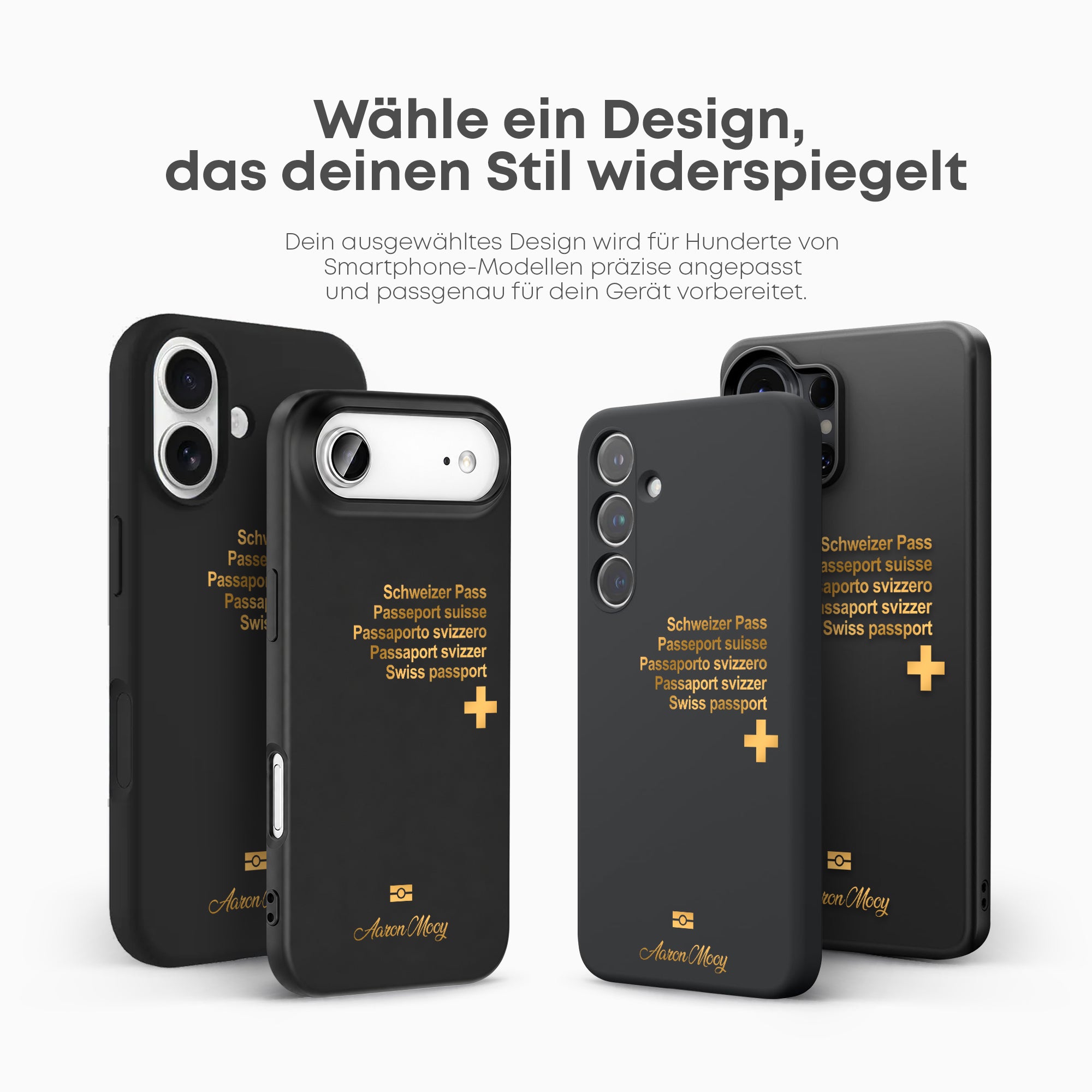 Handyhüllen mit Reisepass - Schweiz - 1instaphone