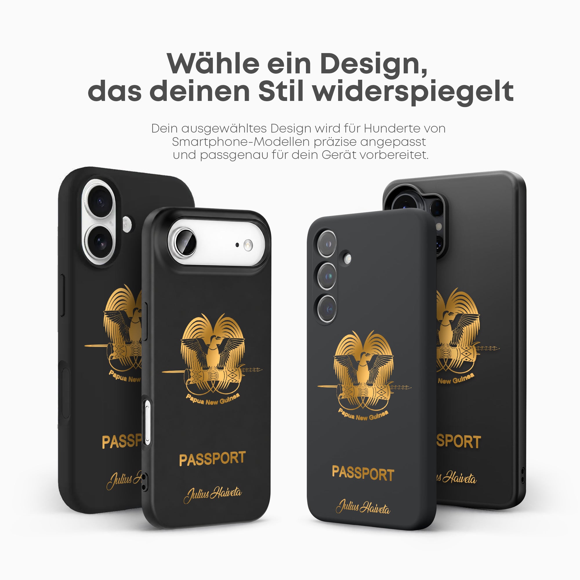 Handyhüllen mit Reisepass - Papua-Neuguinea - 1instaphone