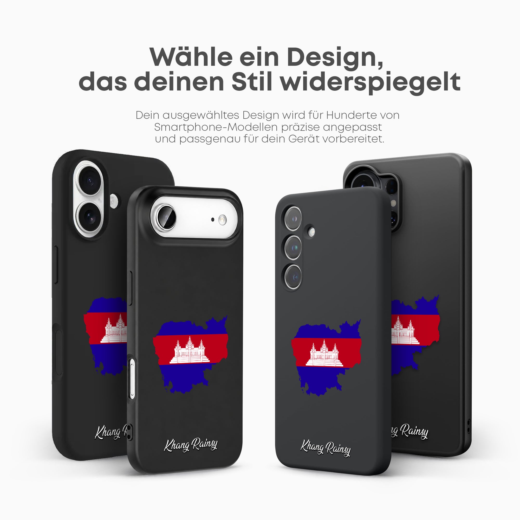 Handyhüllen mit Flagge - KAMBODSCHA - 1instaphone