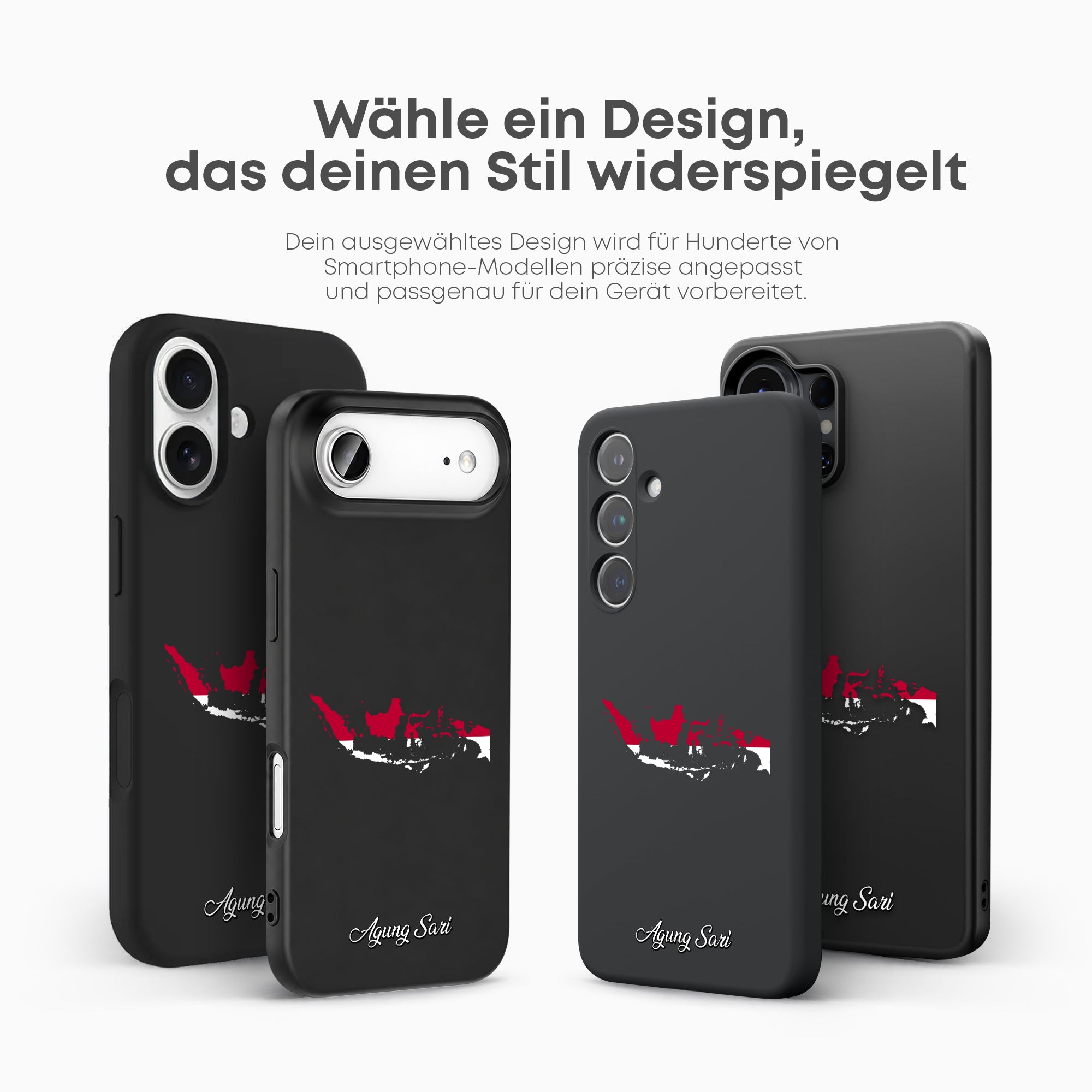 Handyhüllen mit Flagge - INDONESIEN - 1instaphone