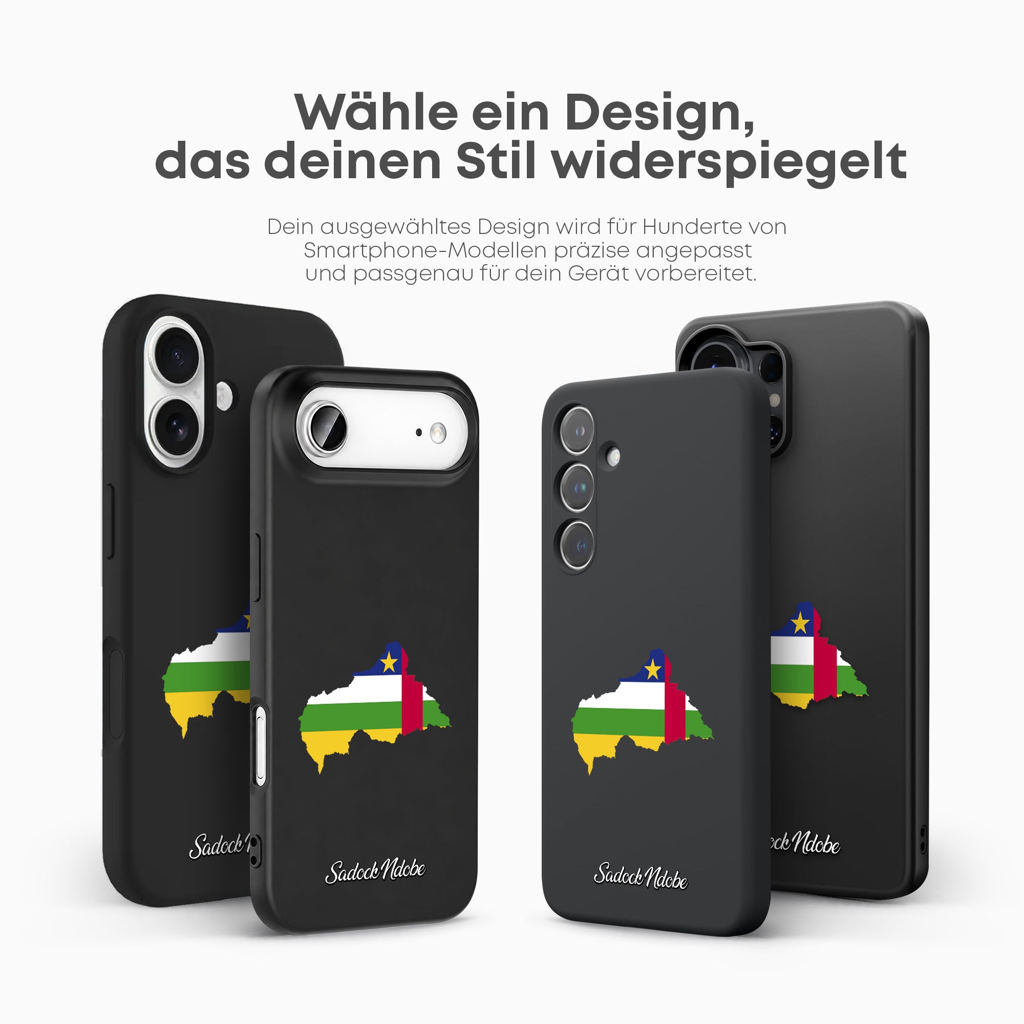 Handyhüllen mit Flagge - Zentralafrikanische Republik - 1instaphone