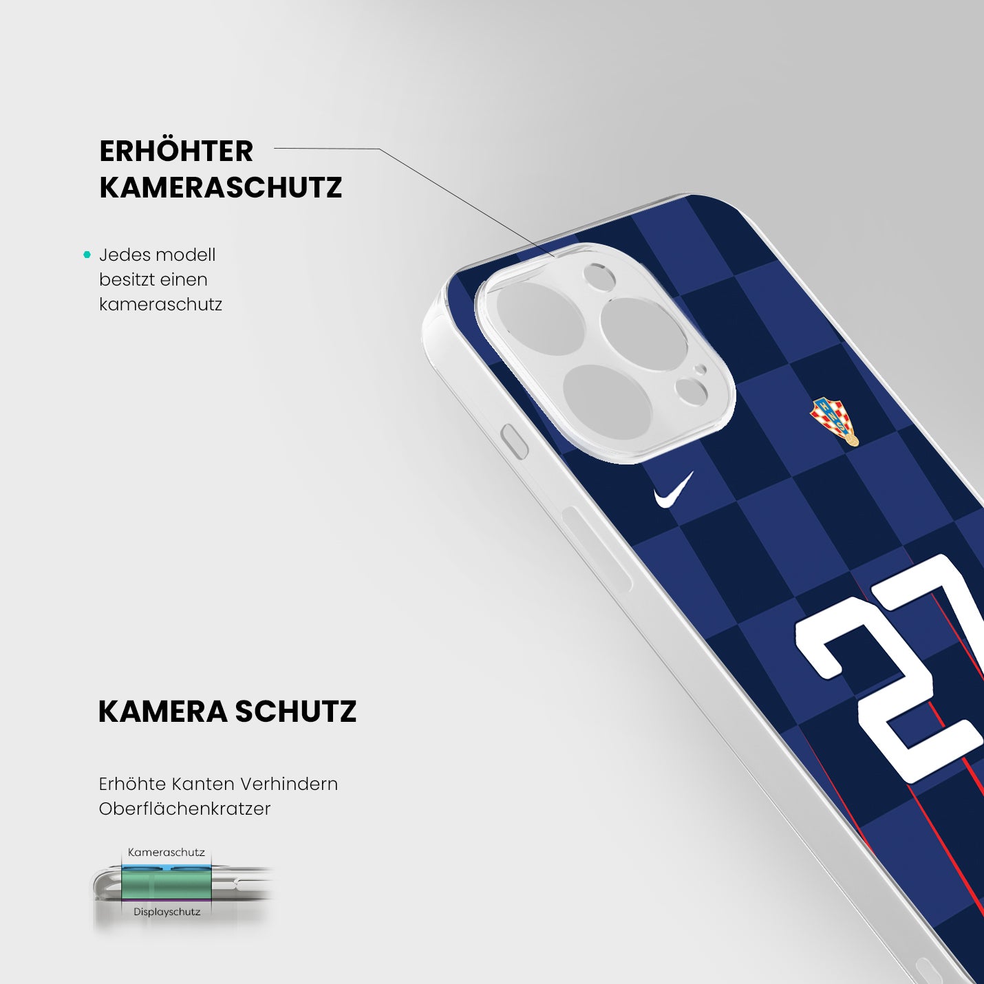 Kroatien Handyhülle EM 2024 - 1instaphone