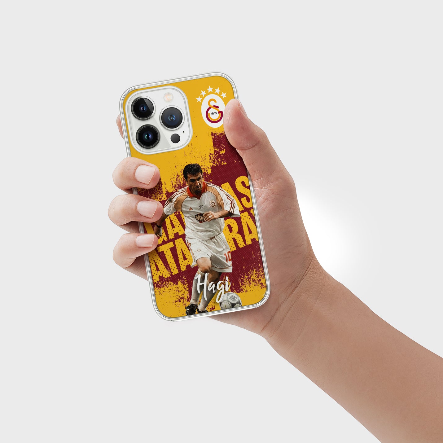 Personalisierte Galatasaray Handyhülle - Şampiyon 2025  Streifen Gold Rot Logo (Kopya) (Kopya) (Kopya) (Kopya) (Kopya) (Kopya) - 1instaphone