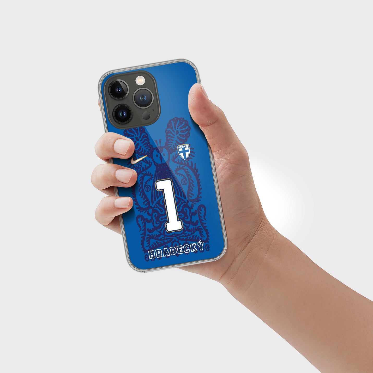 Finland  WM 2026 Handyhülle – Name & Nummer - 1instaphone