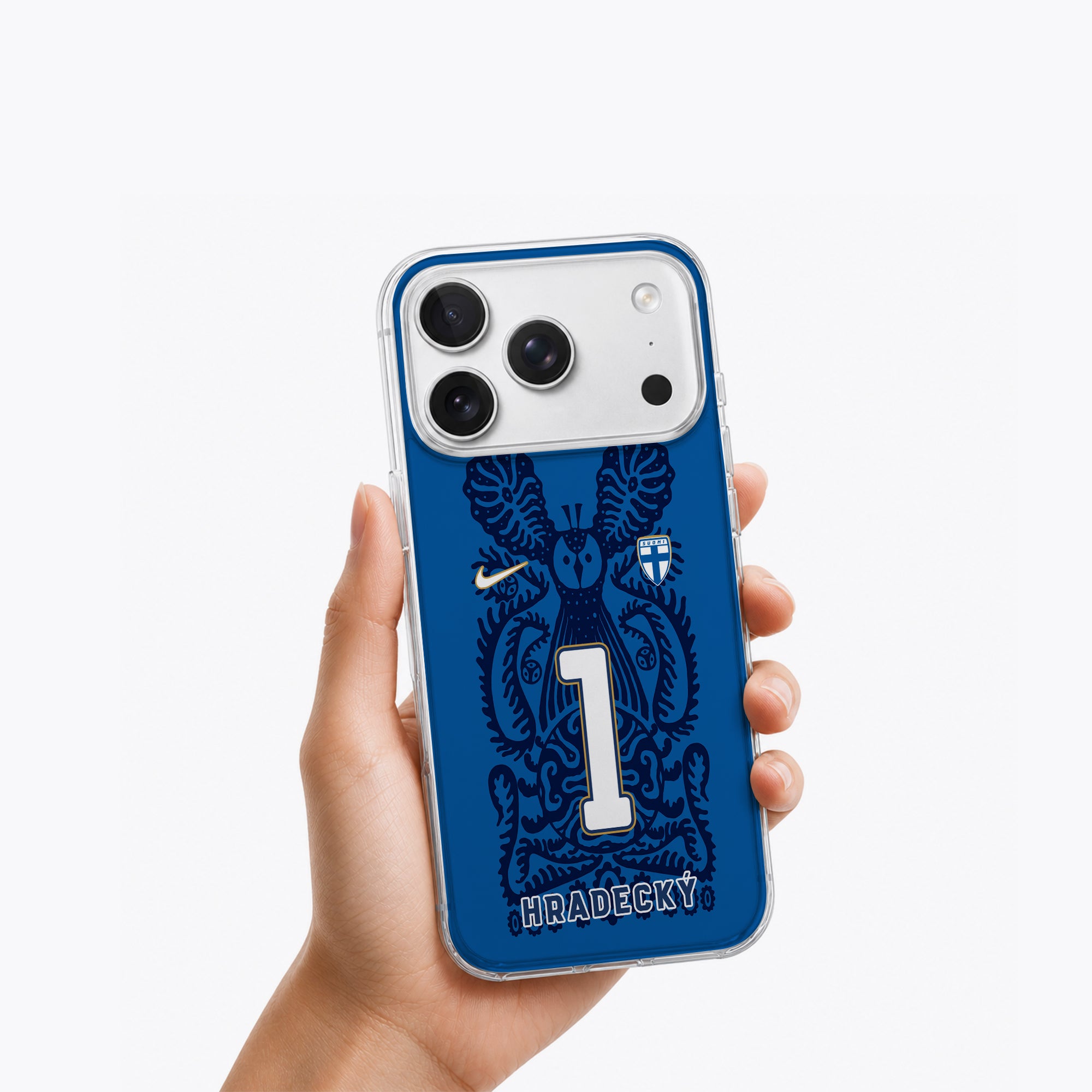 Finland  WM 2026 Handyhülle – Name & Nummer - 1instaphone