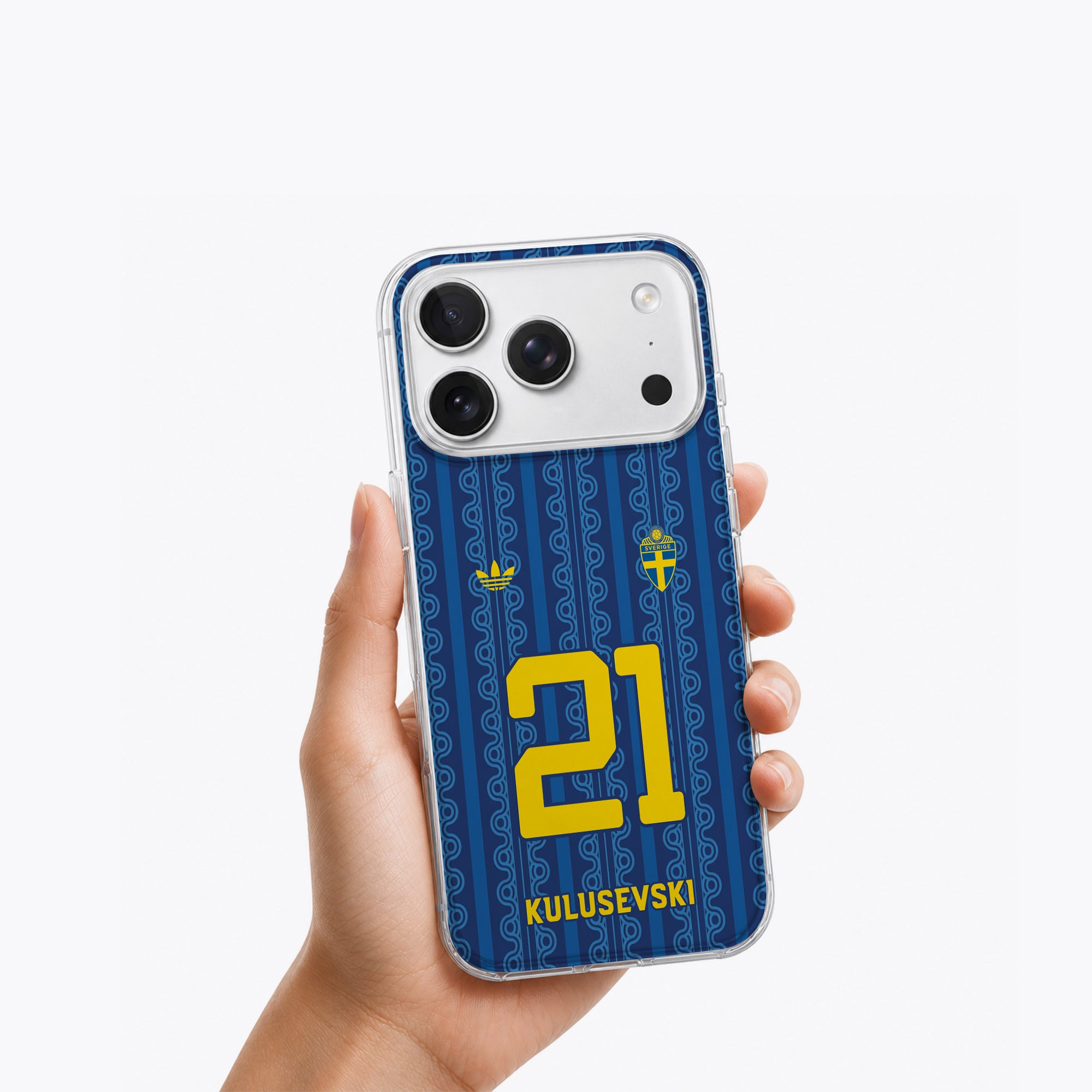 Sweden 2026 Handyhülle – Name & Nummer - 1instaphone