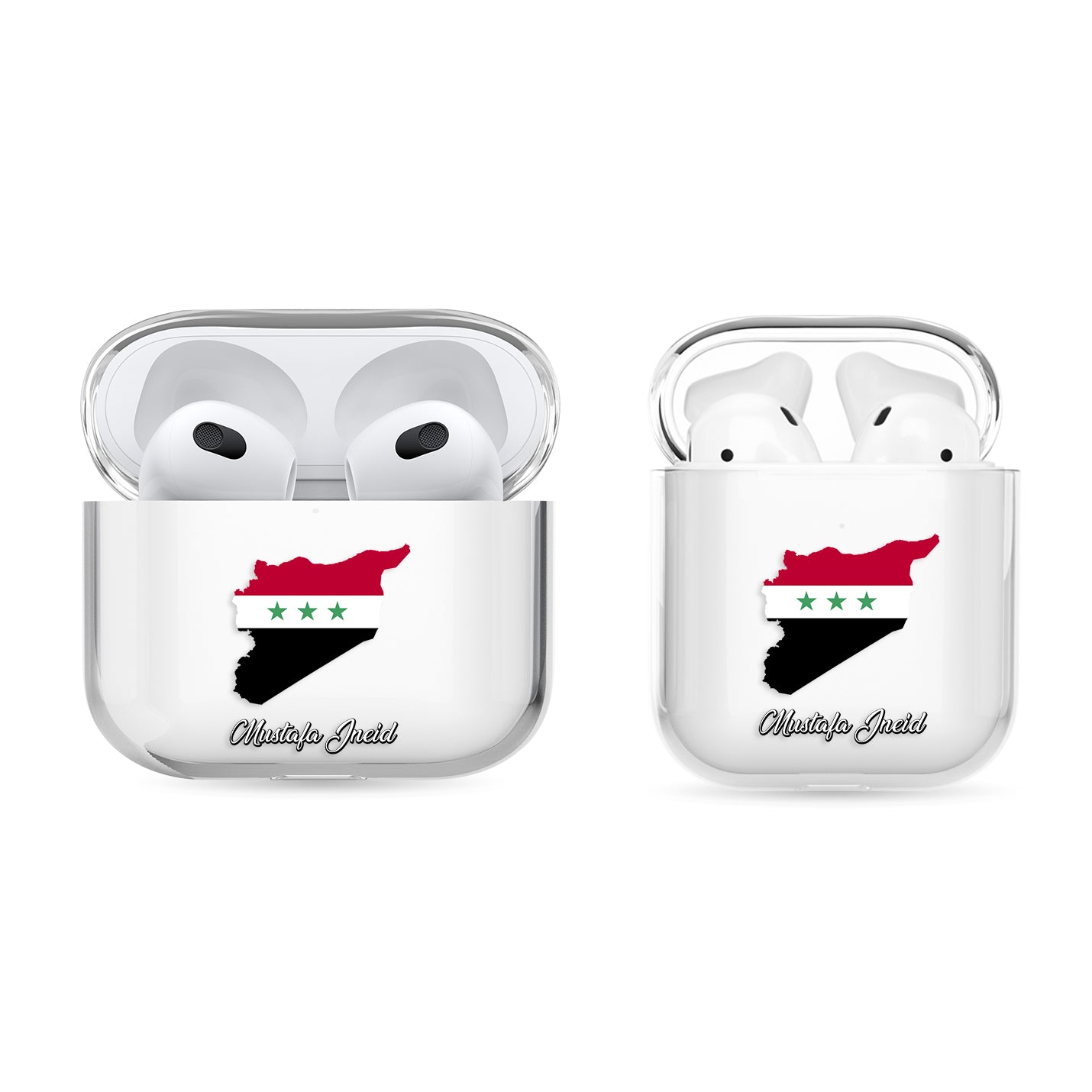 Airpods Hülle - Syrien Flagge