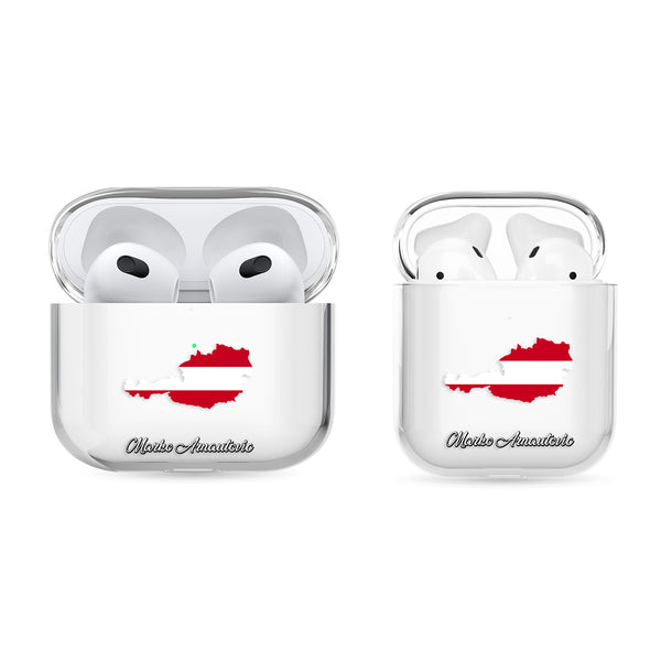 Airpods Hülle - Österreich Flagge