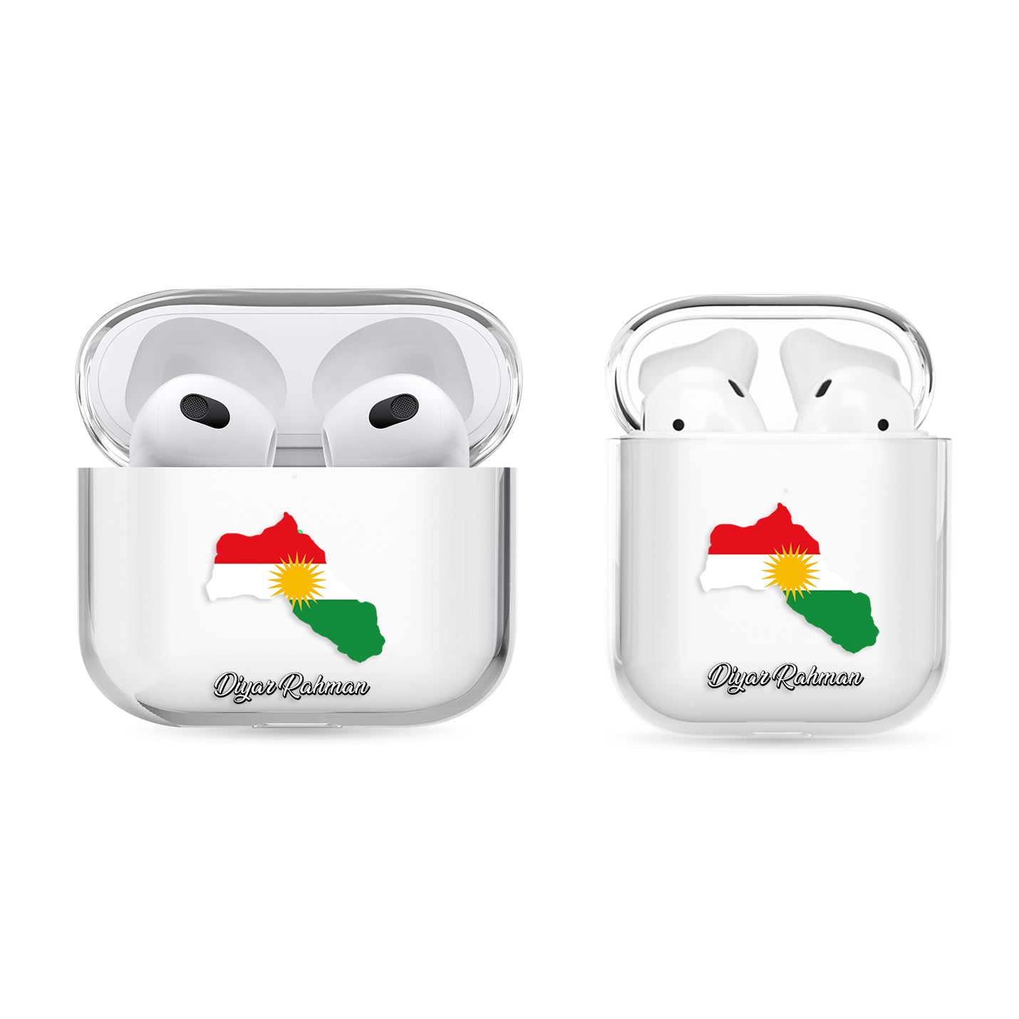 Airpods Hülle - Kurdistan Flagge