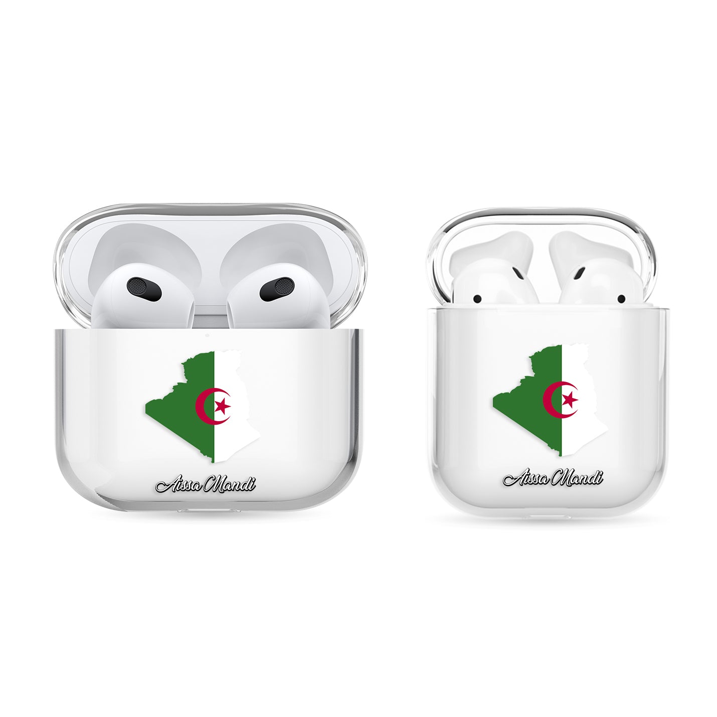 Airpods H lle Algerien Flagge