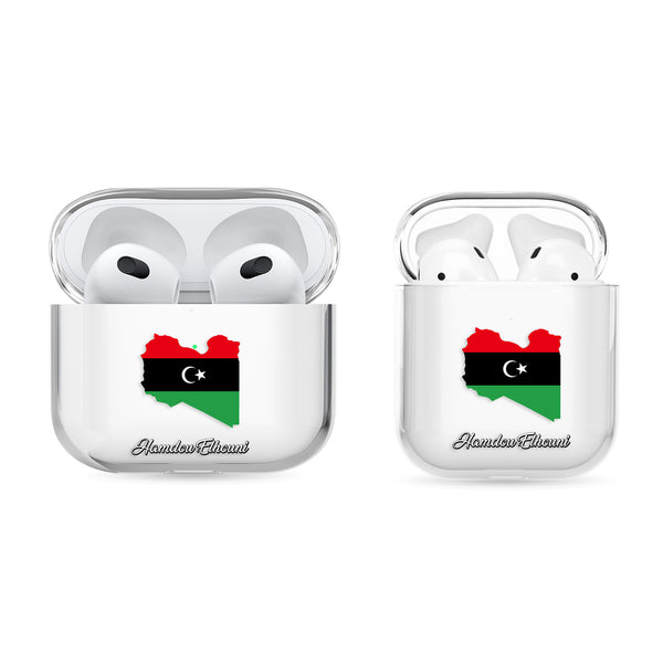 Airpods Hülle - Libyen Flagge