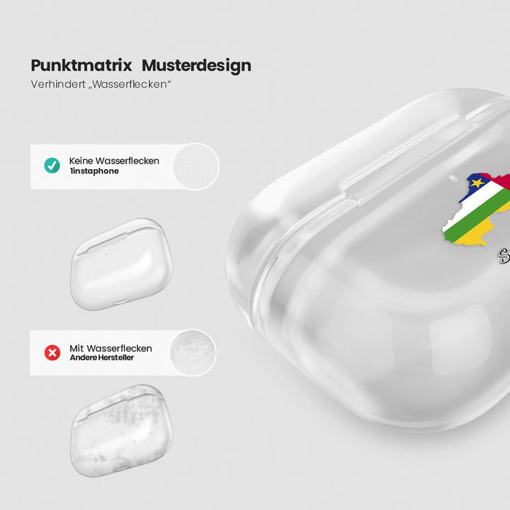 Airpods Hülle - Zentralafrikanische Republik Flagge - 1instaphone