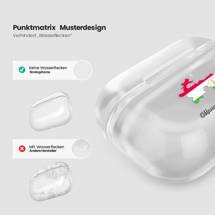 Airpods Hülle - Tadschikistan Flagge - 1instaphone