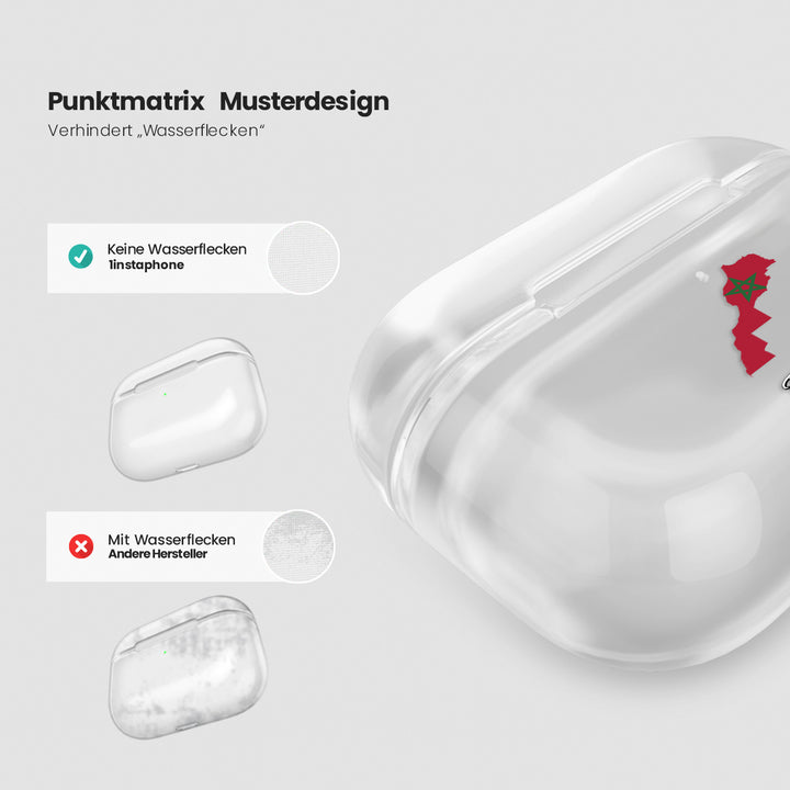 Airpods Hülle - Marokko Flagge - 1instaphone