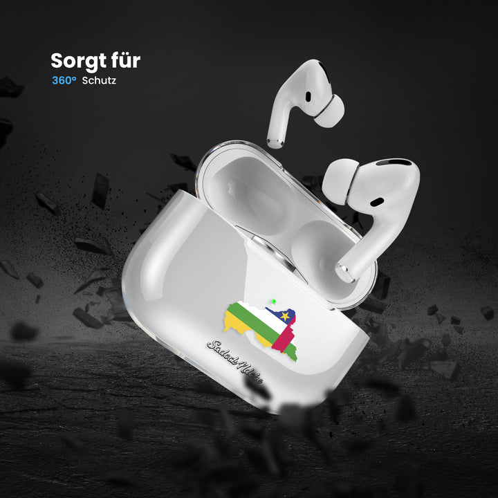 Airpods Hülle - Zentralafrikanische Republik Flagge - 1instaphone