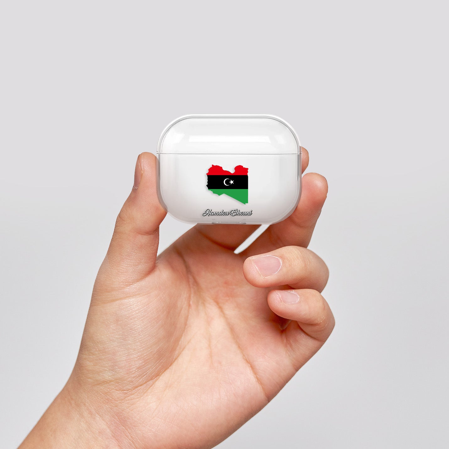 Airpods Hülle - Libyen Flagge