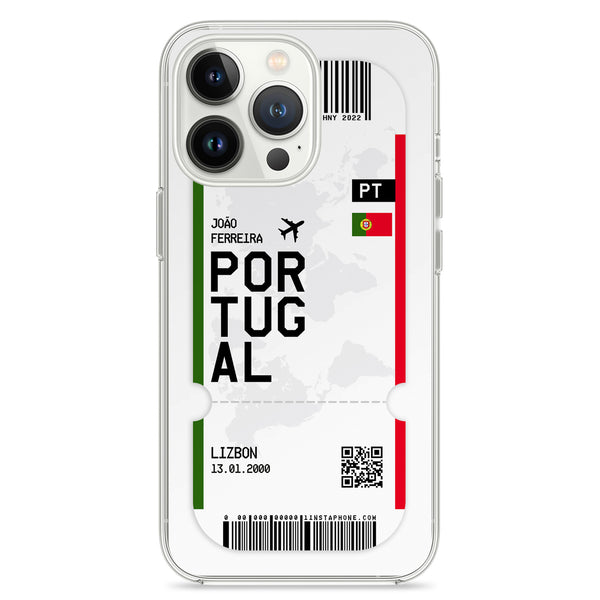 Handyhülle im Ticket Design - Portugal