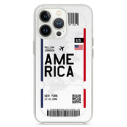 Handyhülle im Ticket Design - Amerika - USA - 1instaphone