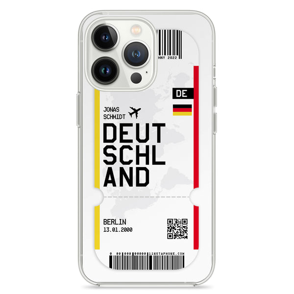 Handyhülle im Ticket Design - Deutschland