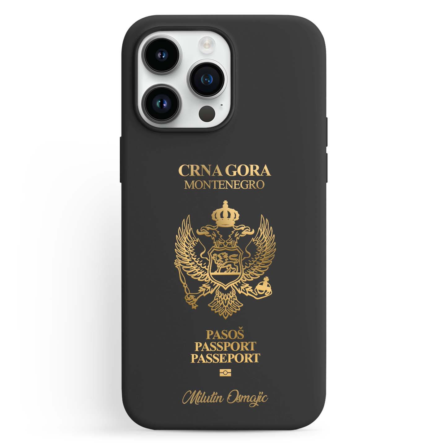 Handyhüllen mit Reisepass - Montenegro - 1instaphone