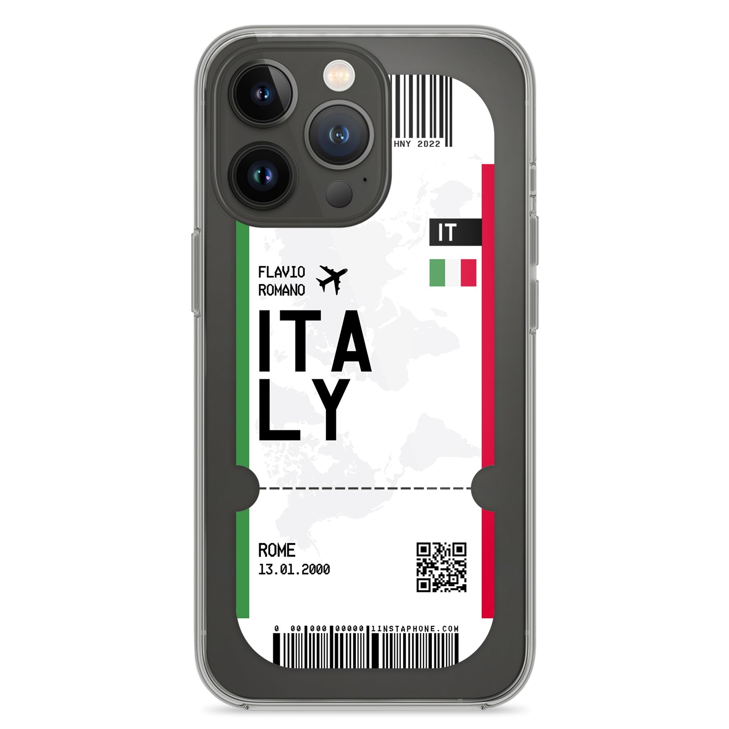 Handyhülle im Ticket Design - Italien - 1instaphone