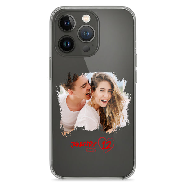 Phone cases with custom photo and date