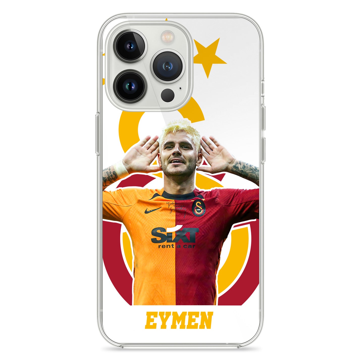 Mauro Icardi Galatasaray Hülle mit Wunschname - 1instaphone