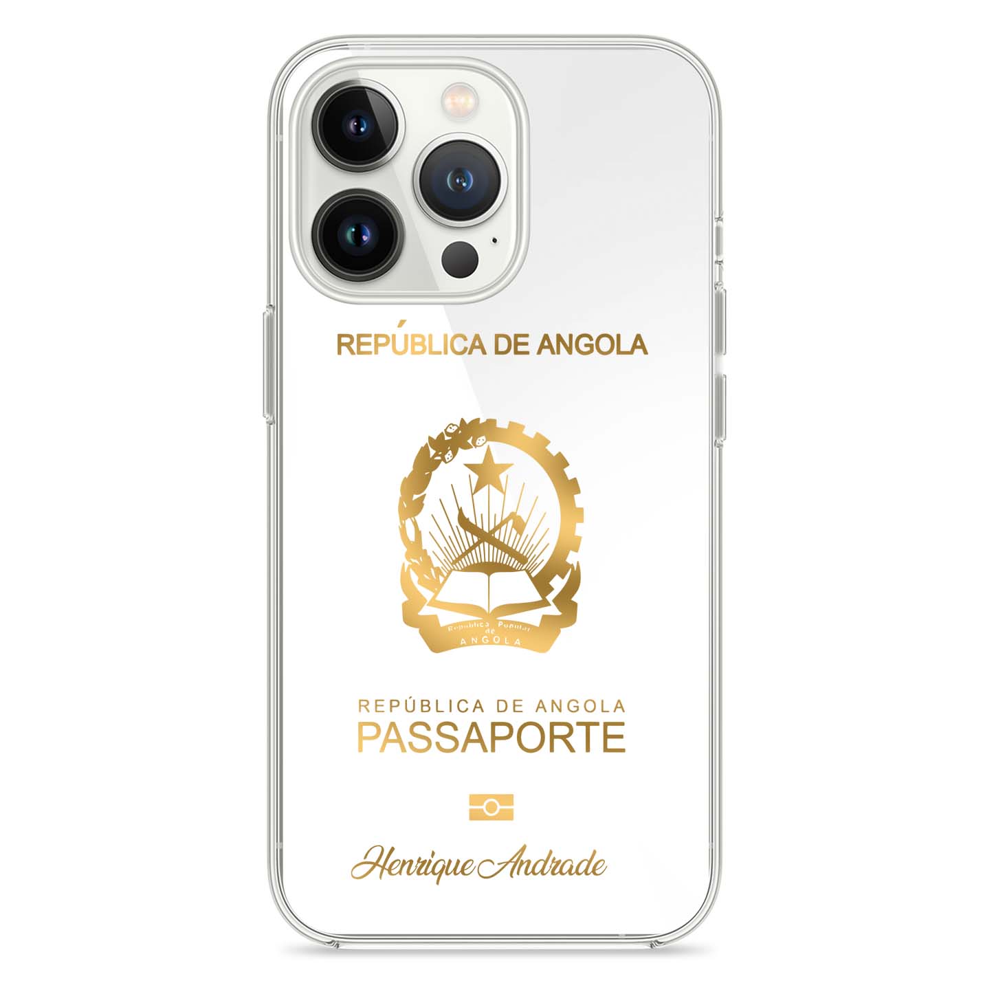 Handyhüllen mit Reisepass - Angola - 1instaphone