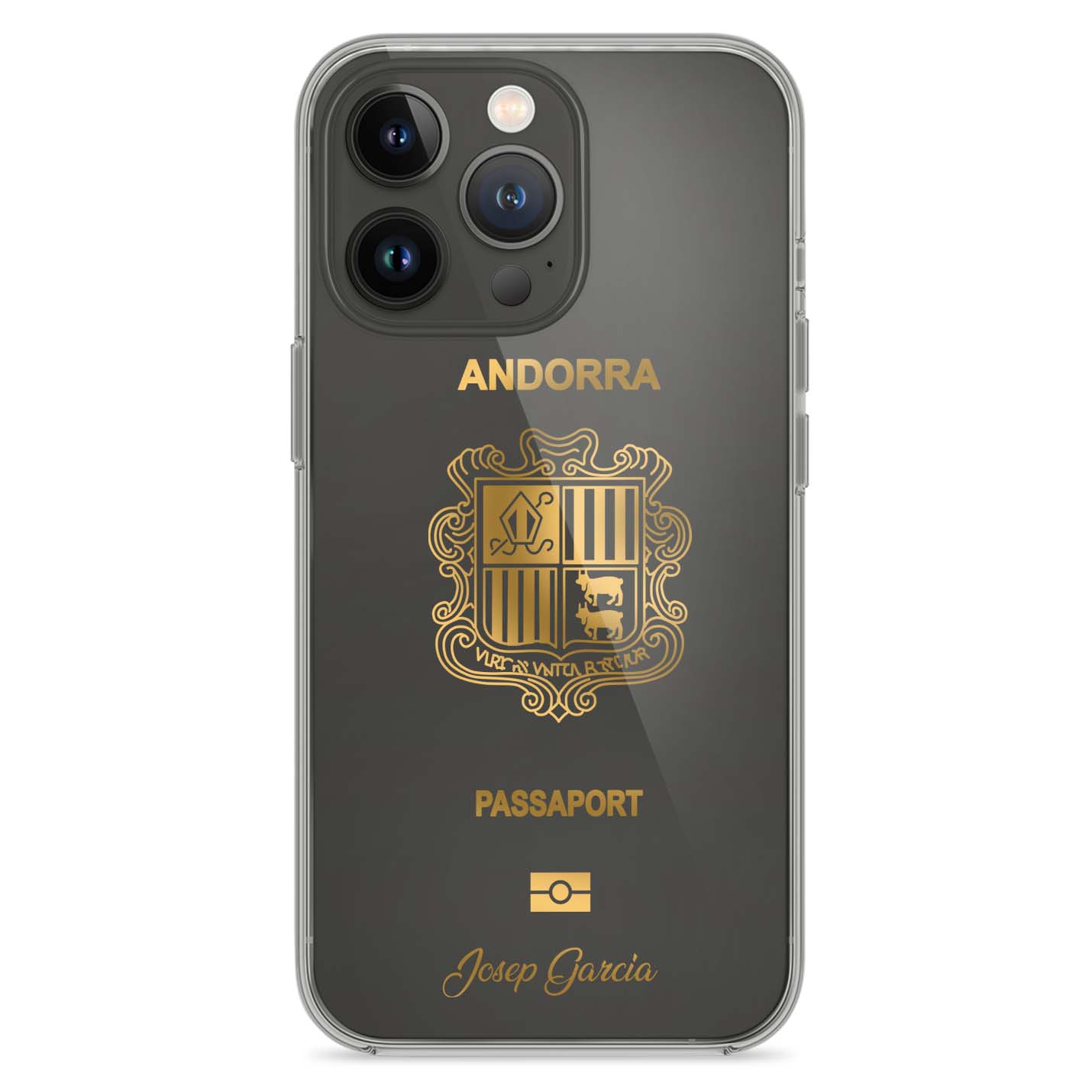 Handyhüllen mit Reisepass - Andorra - 1instaphone