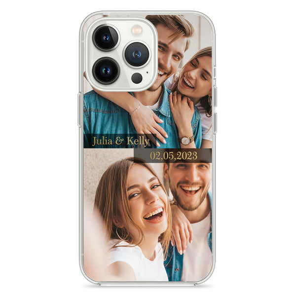 Phone cases with custom photo and date