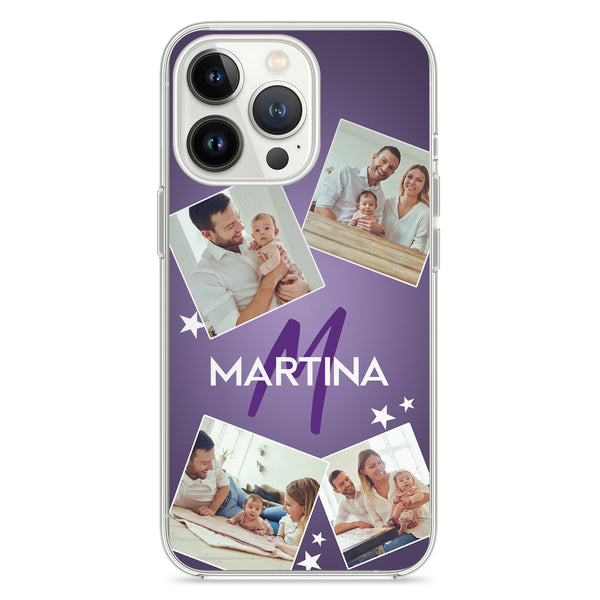 Phone cases with custom photo and name