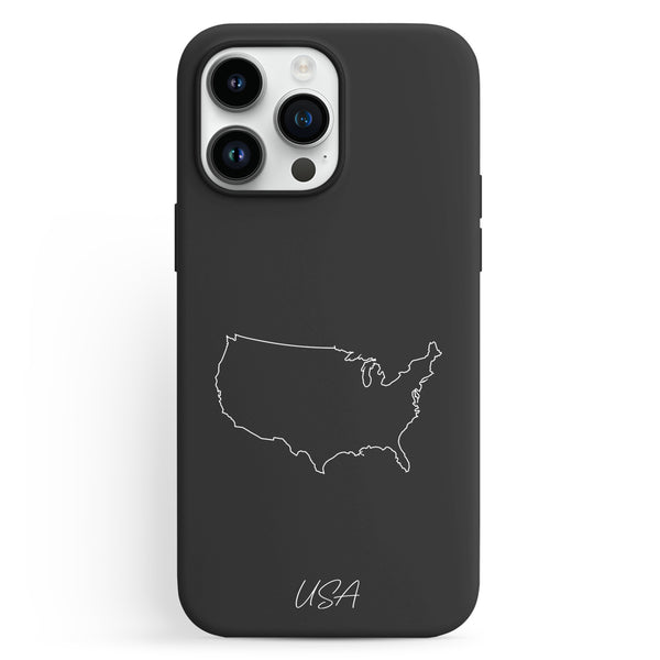 Handyhüllen mit Landkarte - USA