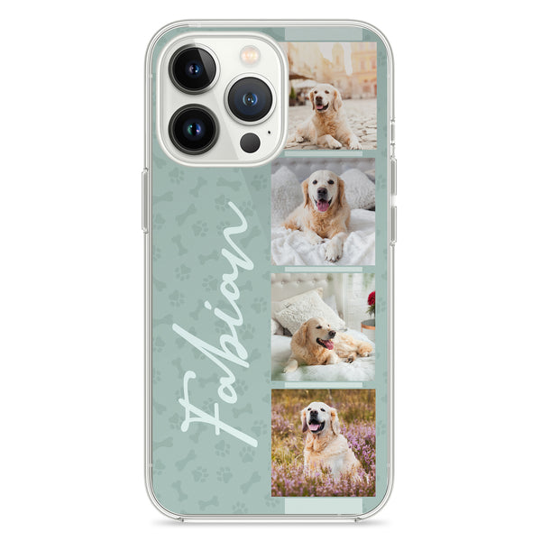 Phone cases with custom photo and name vertical 2