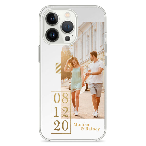 Phone cases with custom photo and date