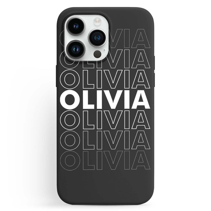 Personalisierte Handyhülle mit Name 3D - 1instaphone