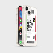Handyhülle im Ticket Design - Afghanistan - 1instaphone