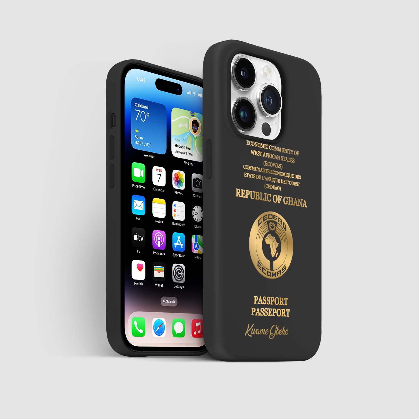 Handyhüllen mit Reisepass - Ghana - 1instaphone