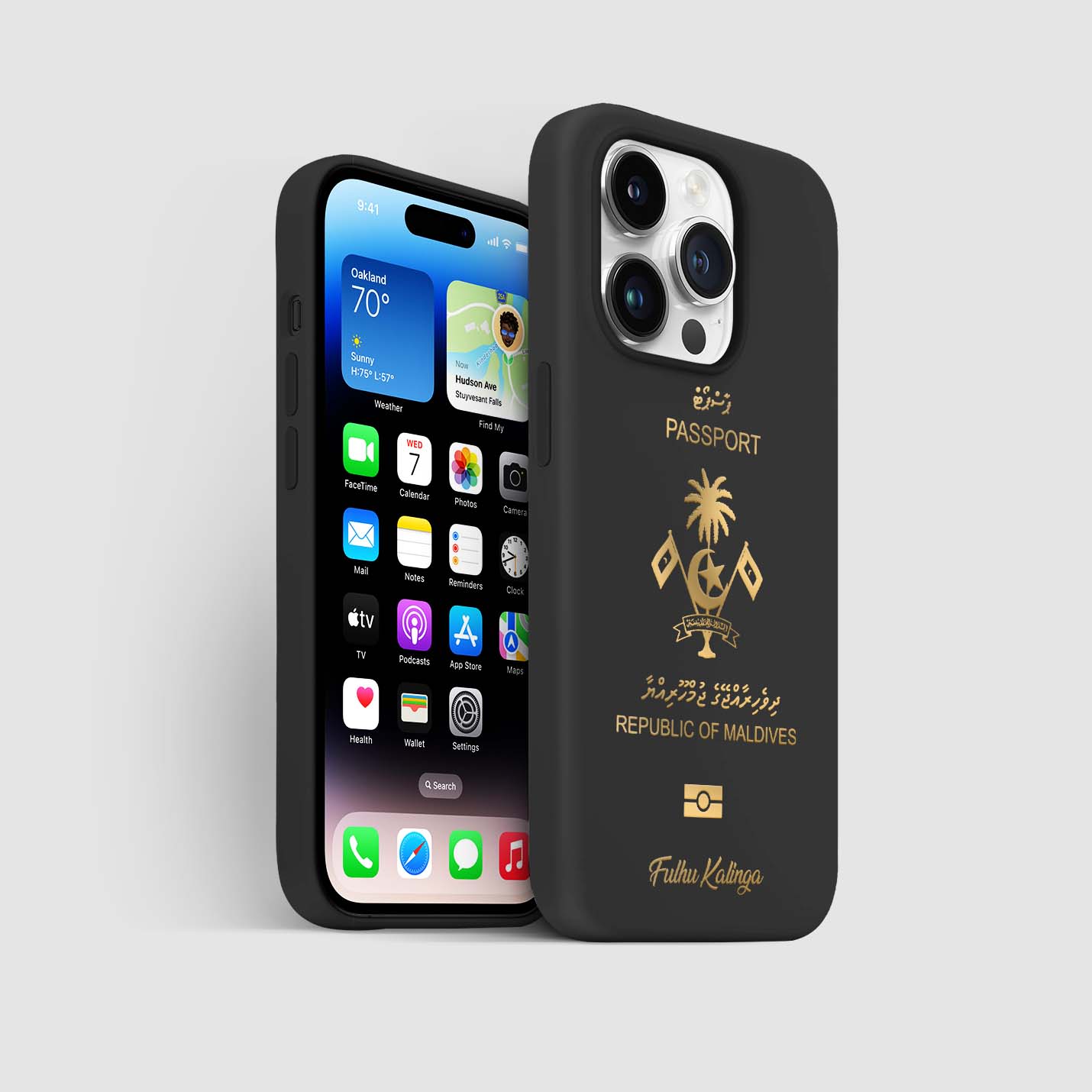 Handyhüllen mit Reisepass - Malediven - 1instaphone