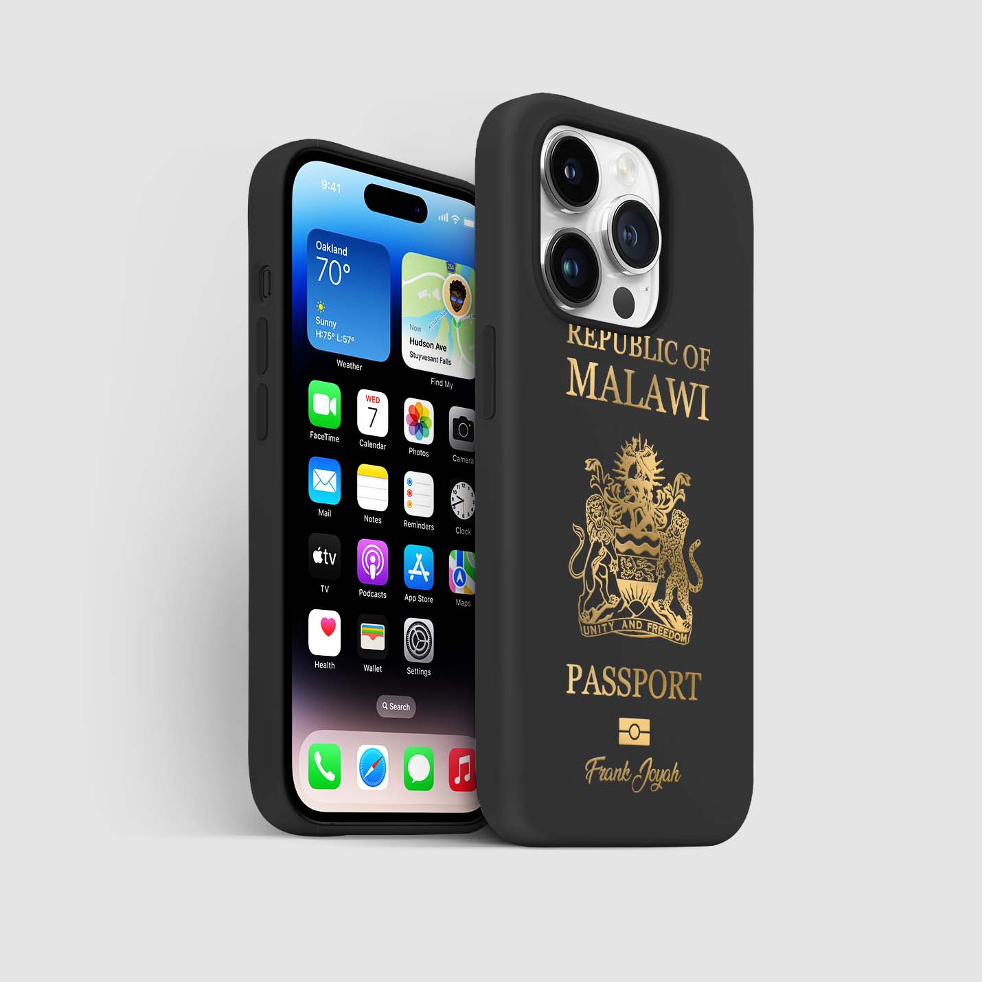 Handyhüllen mit Reisepass - Malawi - 1instaphone