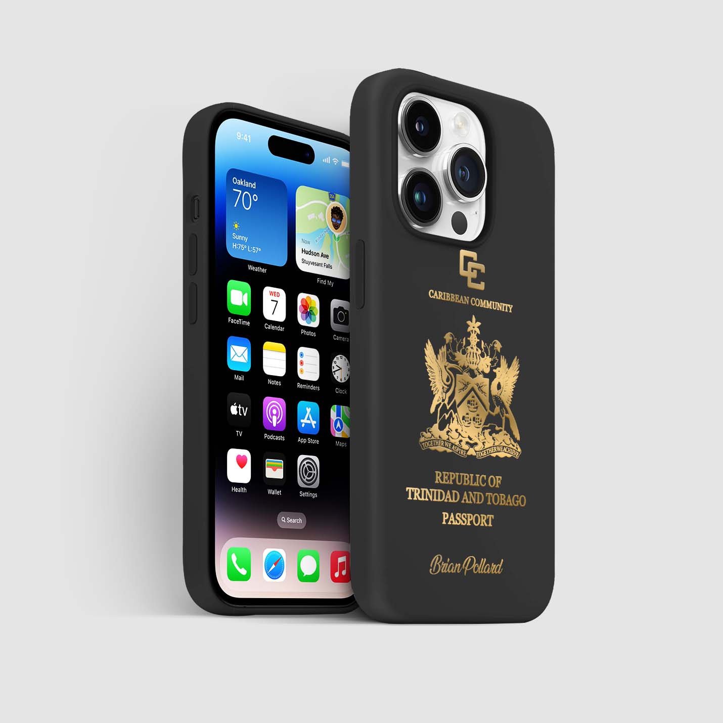 Handyhüllen mit Reisepass - Trinidad und Tobago - 1instaphone