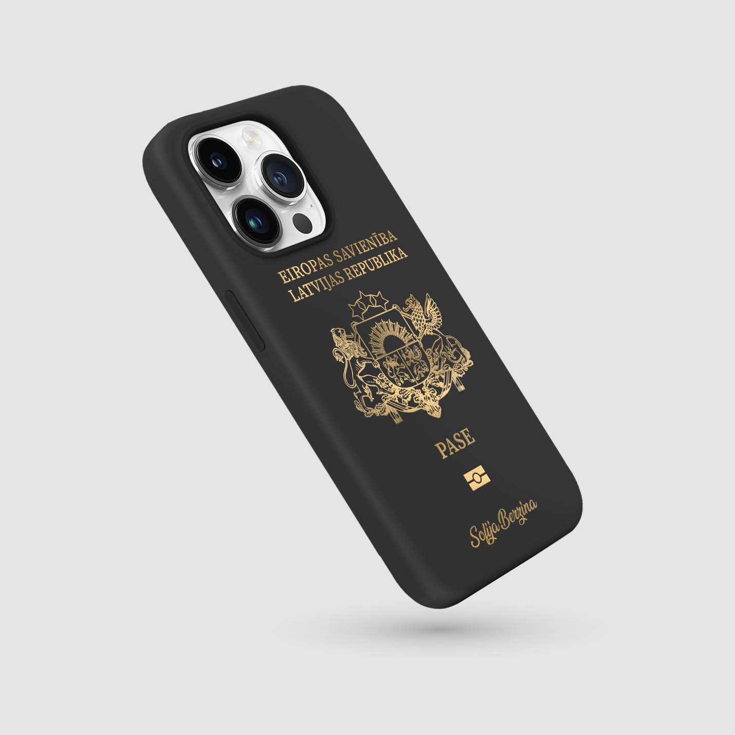 Handyhüllen mit Reisepass - Lettland - 1instaphone