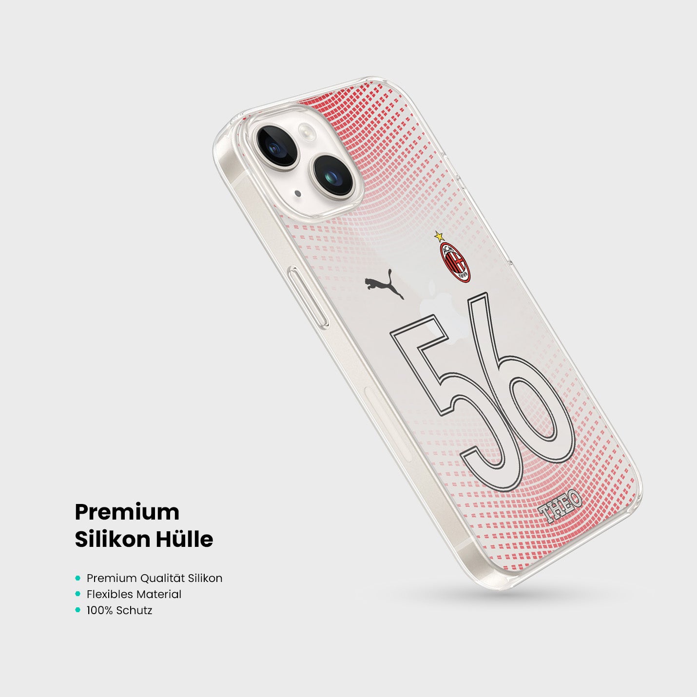 Personalisierte AC Milan Handyhülle - 1instaphone