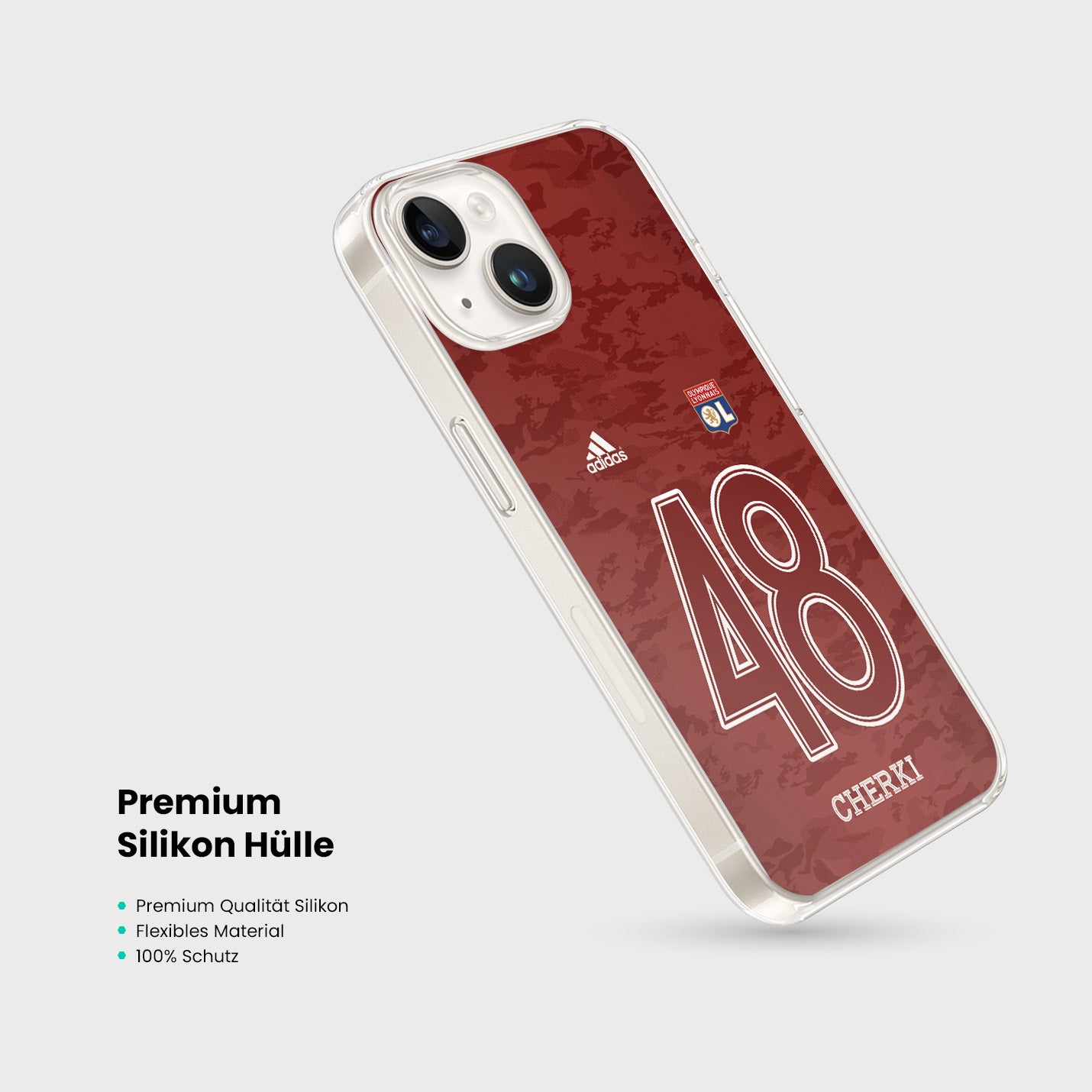 Personalisierte Olympique Lyon Handyhülle - 1instaphone