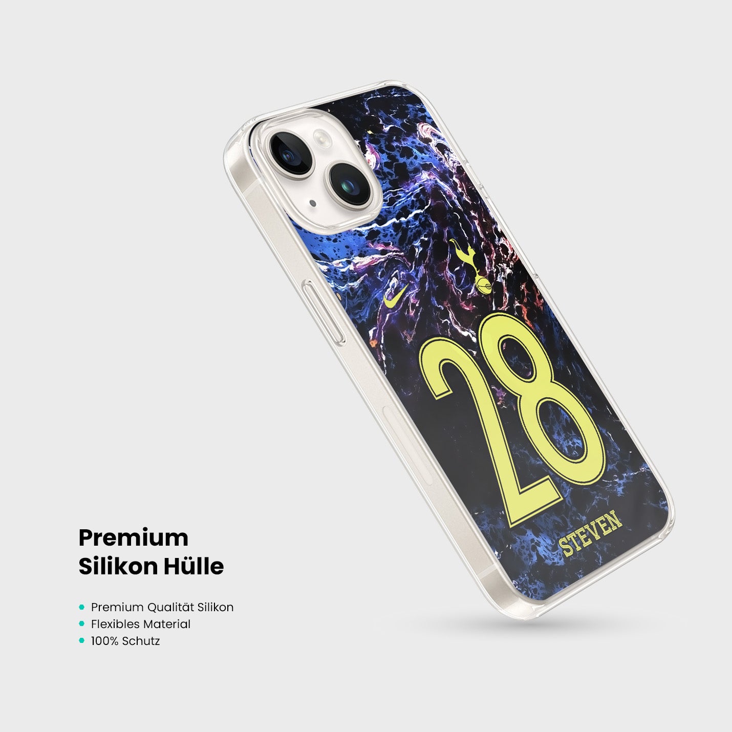 Personalisierte Tottenham Hotspur Handyhülle - 1instaphone