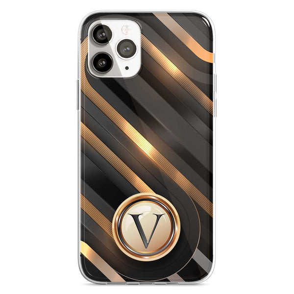 Personalized 3D Gold Black Phone Case